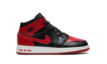 Air Jordan 1 Mid GS "Bred Text" DM9650 001