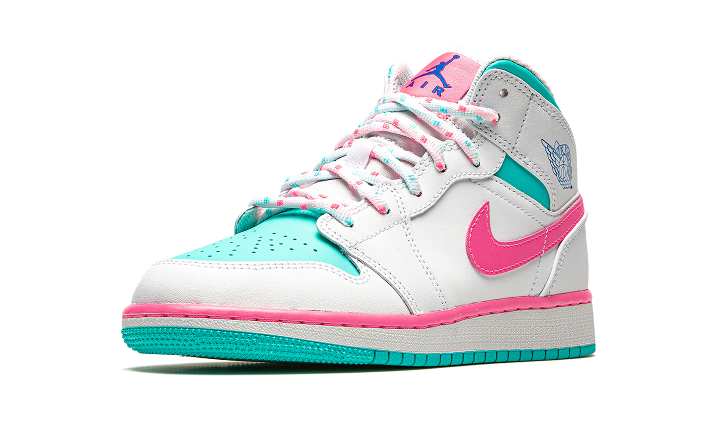 Air Jordan 1 Mid GS "Digital Pink"