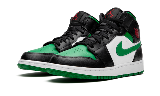 Air Jordan 1 Mid GS "Green Toe" 554725 067