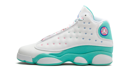 Air Jordan 13 GS "Aurora Green" 439358 100