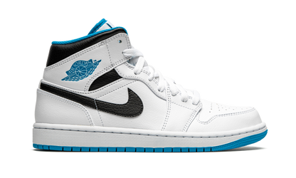 Air Jordan 1 Mid "White / Laser Blue" 554724 141