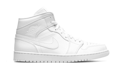 Air Jordan 1 Mid "Triple White" 554724 130