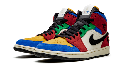 Air Jordan 1 Mid "Blue The Great - Fearless" CU2805 100