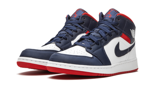 Air Jordan 1 Mid SE GS "USA" BQ6931 104