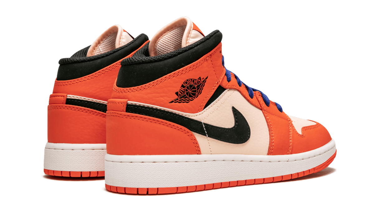 Air Jordan 1 Mid SE GS "Team Orange" BQ6931 800