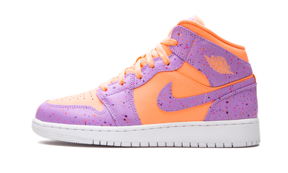 Air Jordan 1 Mid SE GS "Orange Pulse / Atomic Violet" AV5174 800