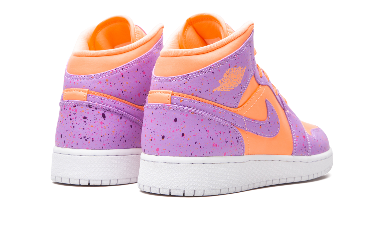Air Jordan 1 Mid SE GS "Orange Pulse / Atomic Violet" AV5174 800