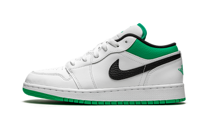 Air Jordan 1 Low GS "White / Stadium Green" 553560 129