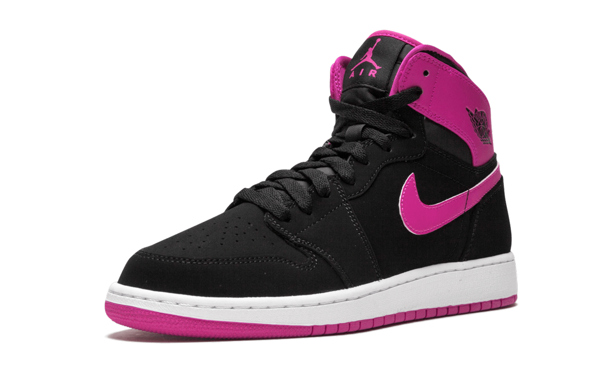 Air Jordan 1 Retro High OG GS "Black / Vivid Pink" 332148 008