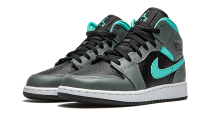 Air Jordan 1 Mid GS "Grey / Aqua"