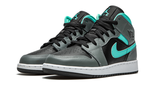 Air Jordan 1 Mid GS "Grey / Aqua"