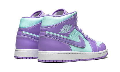 Air Jordan 1 Mid "Purple Pulse / Glacier Blue" 554724 500