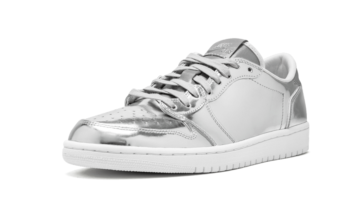 Air Jordan 1 Low Pinnacle "Metallic Silver" 852549 003