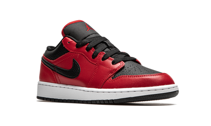 Air Jordan 1 Low GS "Black Pebbled" 553560 605