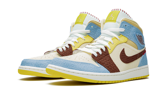 Air Jordan 1 Mid SE "Maison Chateau Rouge Fearless" CU2803 200