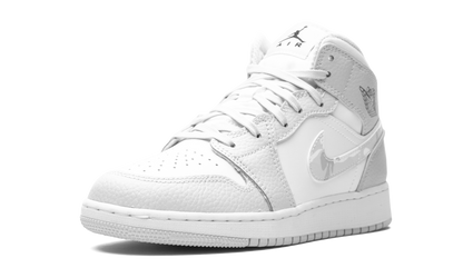 Air Jordan 1 MID SE GS "Grey Camo Swoosh" DD3235 100