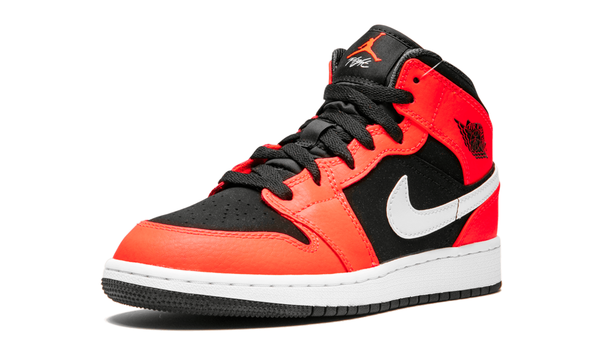 Air Jordan 1 Mid GS "Infrared" 554725 061