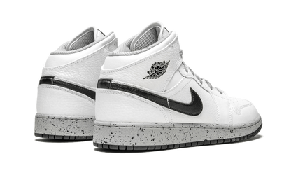 Air Jordan 1 Mid GS "White Cement" 554725 115