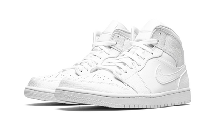 Air Jordan 1 Mid "Triple White" 554724 130