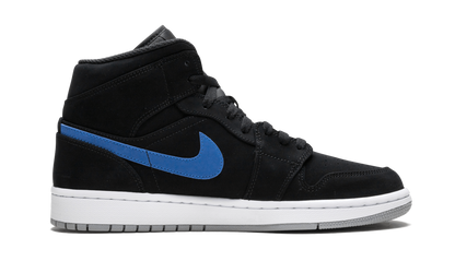 Air Jordan 1 Mid "Multicolor Swoosh Black" 554724 065