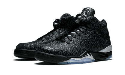 Air Jordan 5 Retro 3Lab5 "Black Silver" 599581 003
