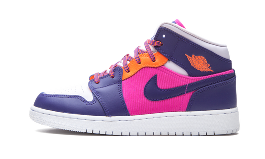 Air Jordan 1 Mid GS "Fire Pink" 555112 602
