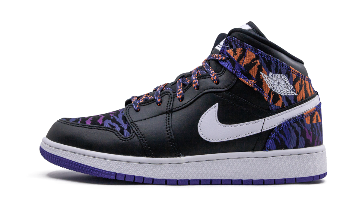 Air Jordan 1 Mid SE GS "Tiger Stripe" AV5174 005
