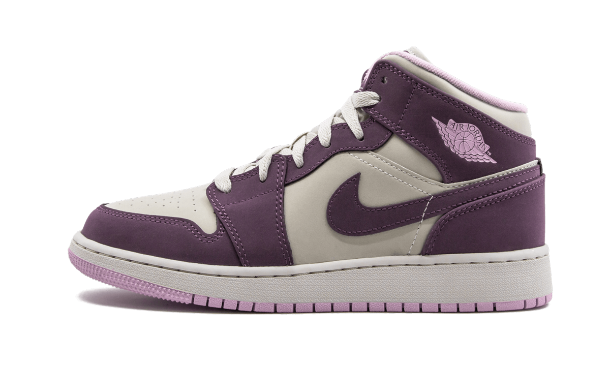 Air Jordan 1 Mid GS "Pro Purple" 555112 500