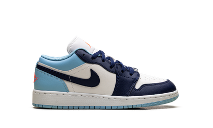 Air Jordan 1 Low GS "Sail Blue Chill" 553560 149