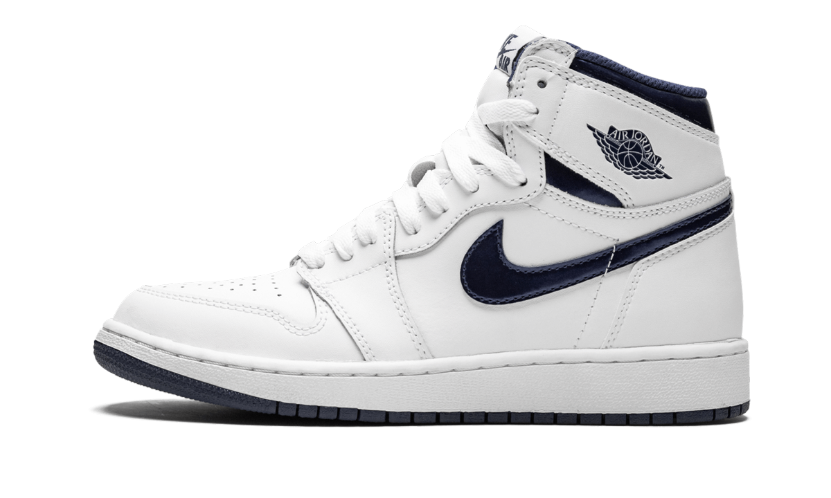 Air Jordan 1 High OG GS "Metallic Navy" 575441 106