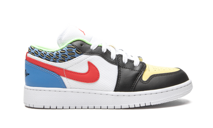 Air Jordan 1 Low GS "White Mesh / Multicolor" DH5927 006