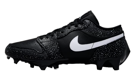 Air Jordan 1 Low Cleat TD "Black White Splatter" FJ6245 005