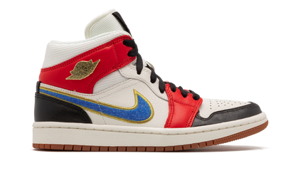 AIR JORDAN 1 MID SE WMNS "Let(Her)Man" DC1426 100