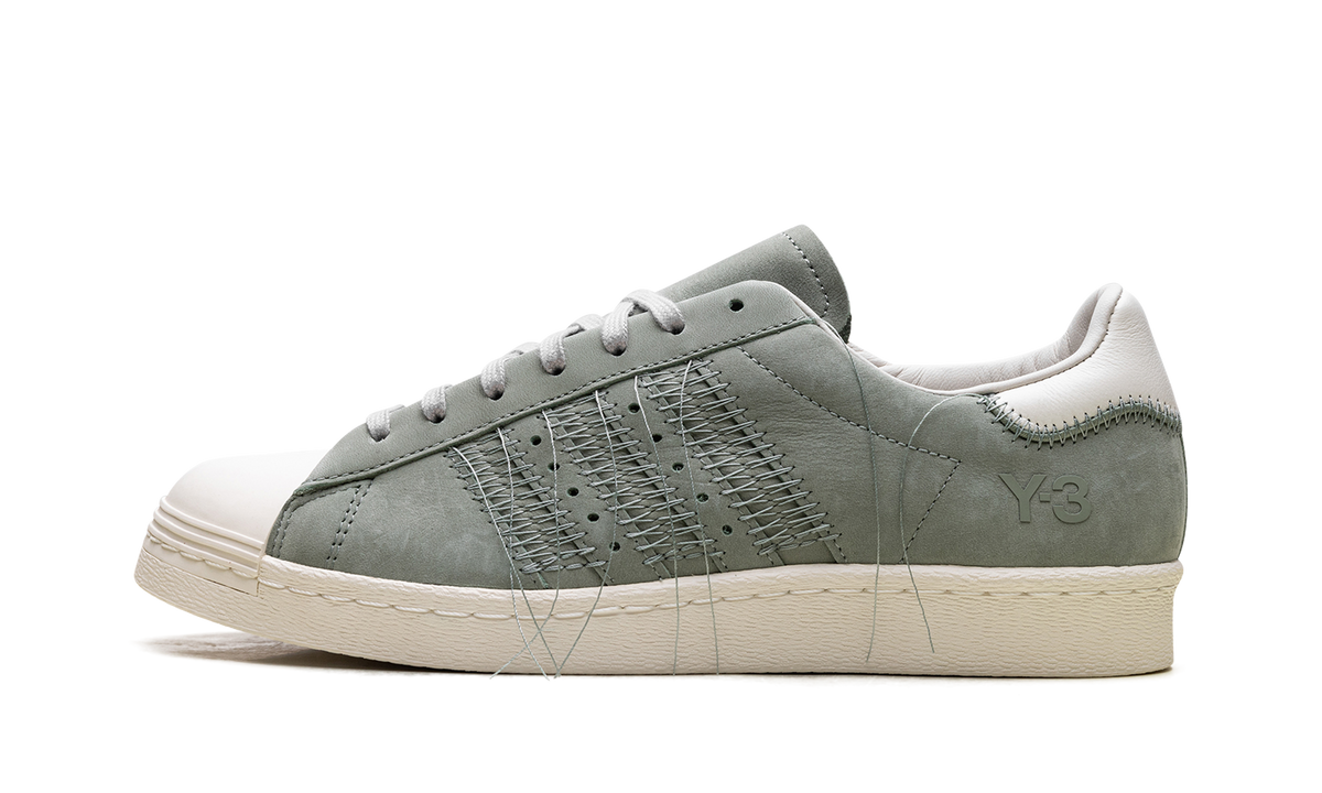 Y-3 Superstar "Silver Green Off White Light Brown" IG0801