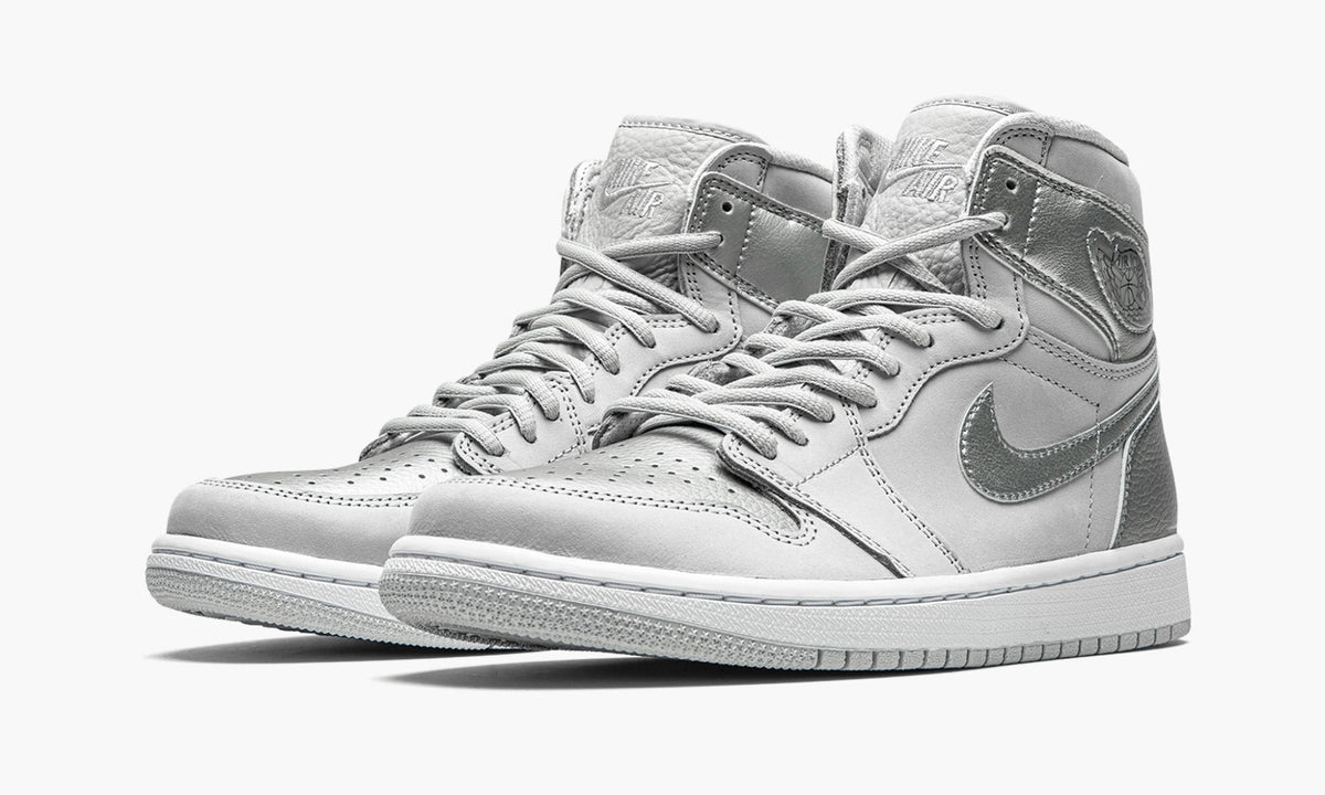 Air Jordan 1 Retro High CO.JP Metallic Silver Sneakers - Game Changer