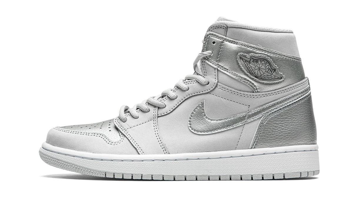 Air Jordan 1 Retro High CO.JP Metallic Silver Sneakers - Game Changer