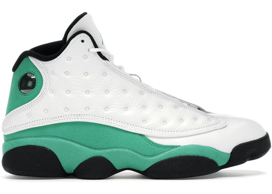 Air Jordan 13 Retro White Lucky Green Sneakers - OG Colorway