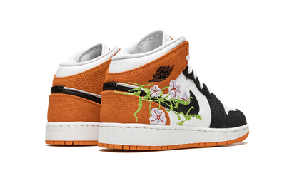 Air Jordan 1 Mid GS "Basketball Blossom" DQ8390 100