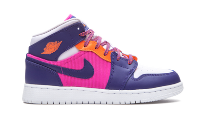Air Jordan 1 Mid GS "Fire Pink" 555112 602