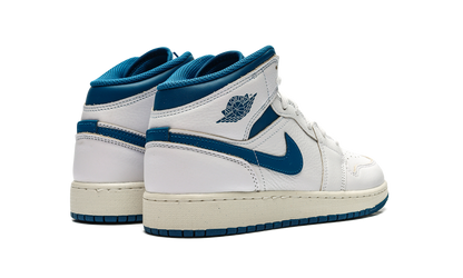 Air Jordan 1 Mid SE GS "INDUSTRIAL BLUE" FN7432 141
