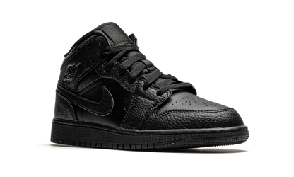 Air Jordan 1 Mid GS "Triple Black" 554725 091