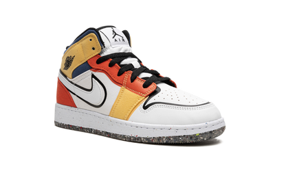 Air Jordan 1 Mid SE GS "Multi-Color Canvas" DV1316 100