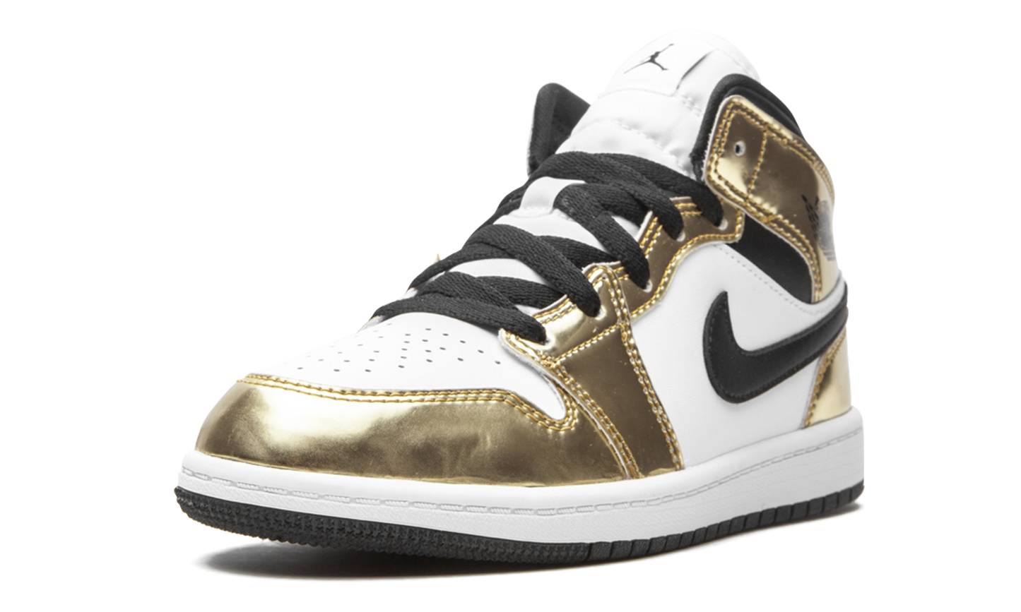 AIR JORDAN 1 MID SE PS "Metallic Gold" DC1422 700