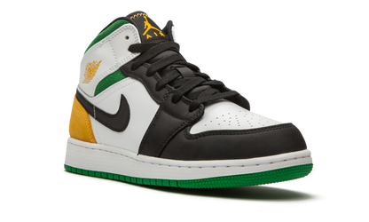 Air Jordan 1 Mid SE GS "Laser Orange / Lucky Green" BQ6931 101