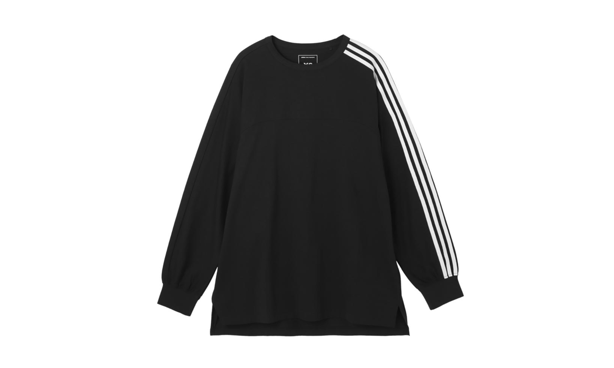Y-3 3-Stripes Ls Tee "BLACK" JN4987