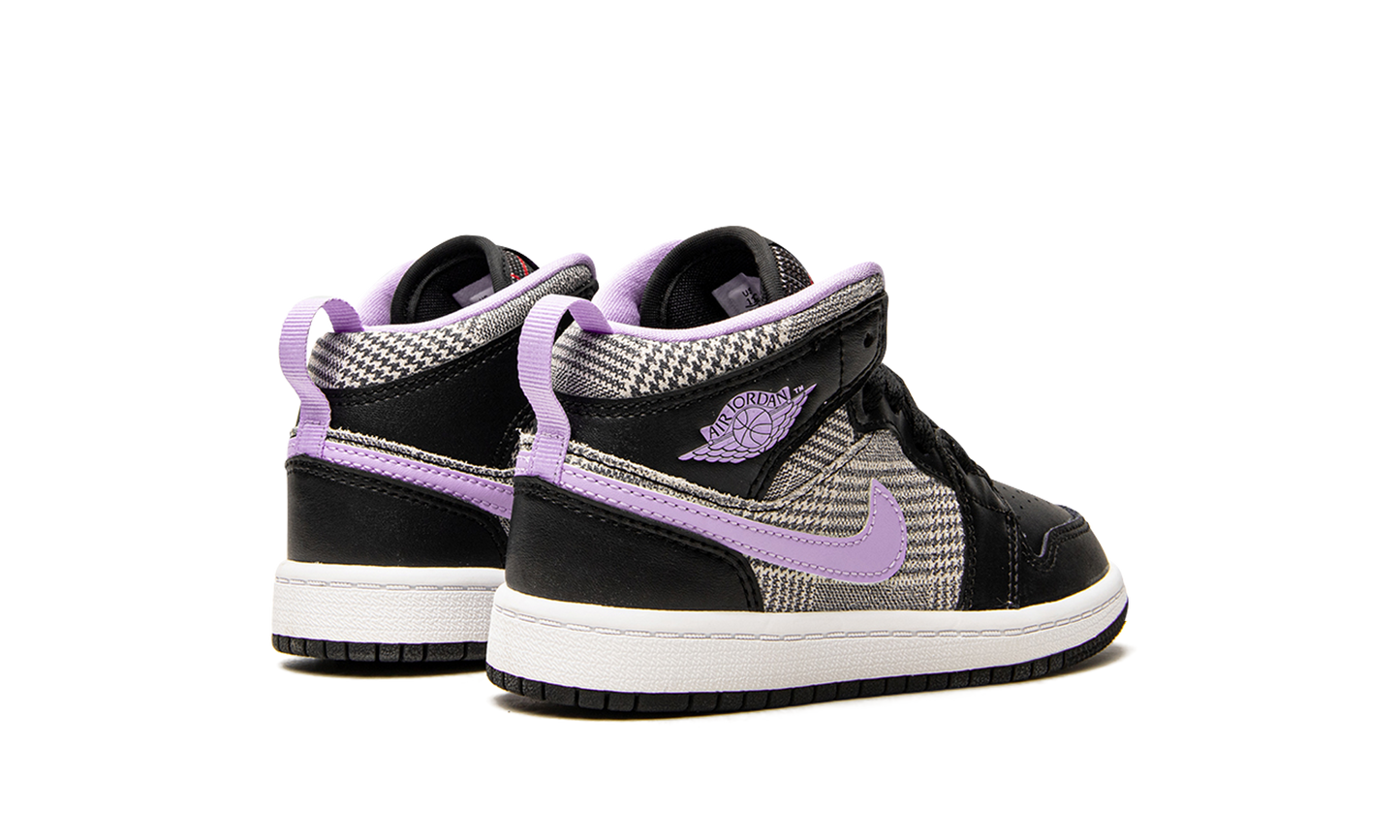 Air Jordan 1 Mid SE PS "Houndstooth" DC7227 015