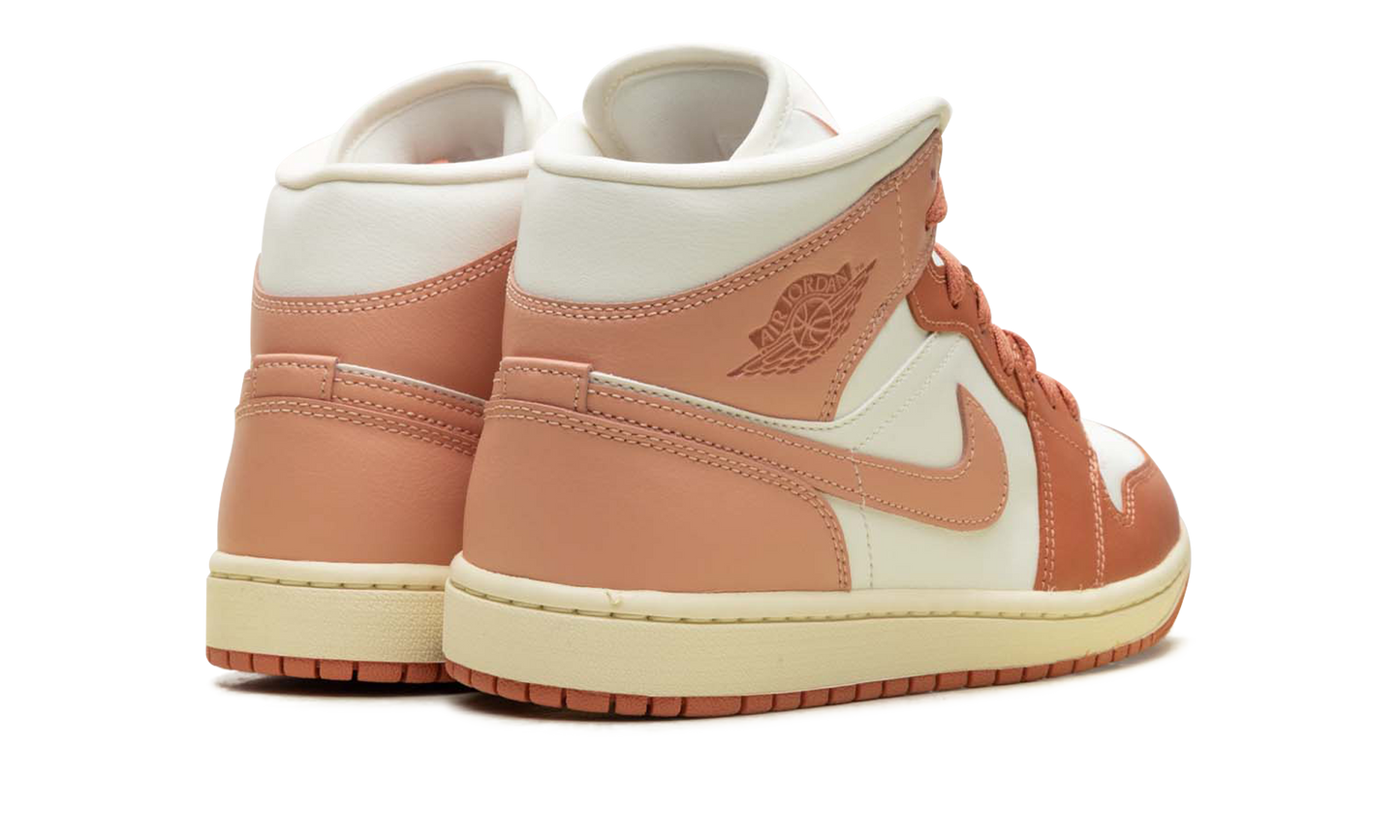 Air Jordan 1 Mid WMNS "Madder Root" BQ6472 180