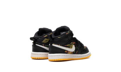 Air Jordan 1 Mid TD "Black / Laser Orange" 644507 003