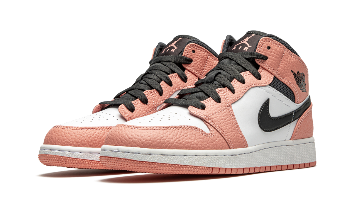 Air Jordan 1 MID GS "Pink Quartz" 555112 603