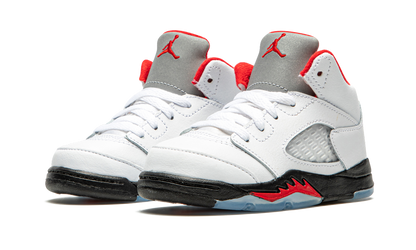Air Jordan 5 Retro TD "Fire Red Silver Tongue 2020" 440890 102